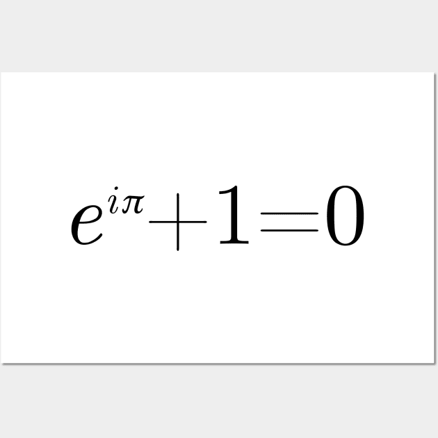 Euler's Equation (Black) Wall Art by inotyler